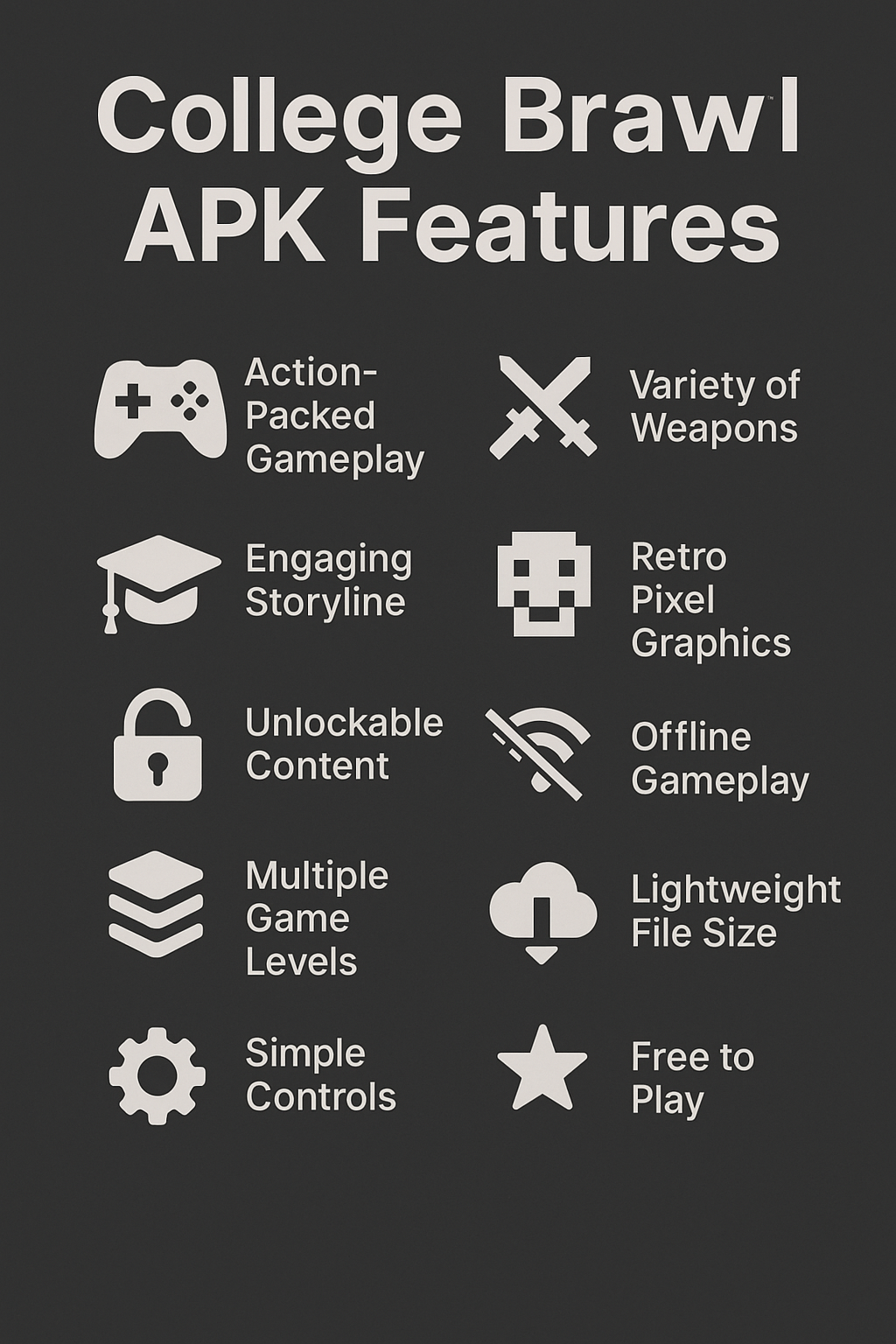 College Brawl APK Features